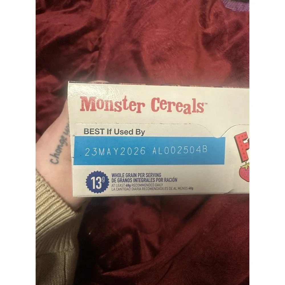 New Limited Halloween General Mills Jim Henson's FRANKEN BERRY Cereal 9.6oz